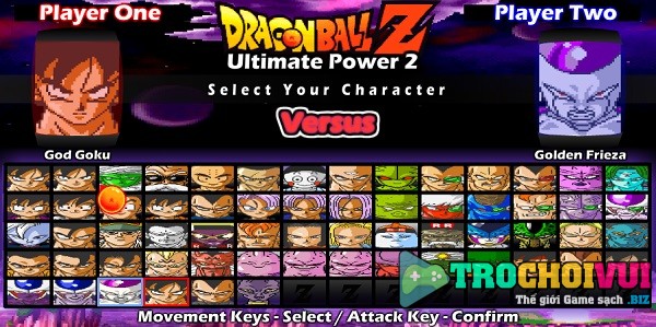 game DBZ Ultimate Power 2 online