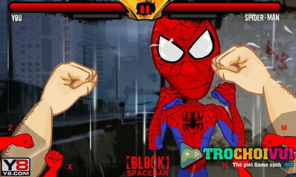 game Dam boc voi nguoi nhen Epic celeb brawl spiderman