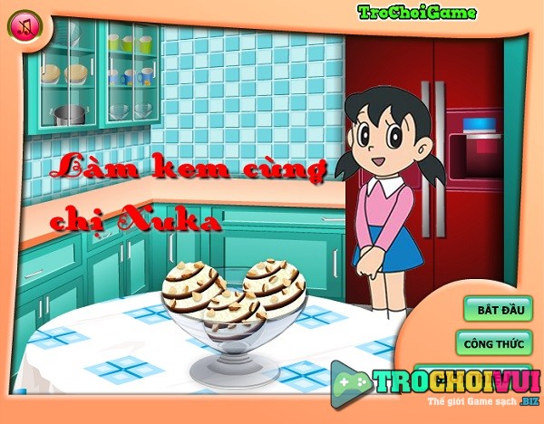game Lam kem cung chi Xuka online