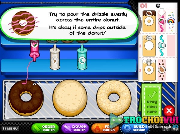 game Papa's Donuteria online