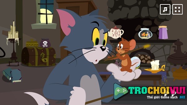 game Tom va Jerry cuoi choi phu thuy