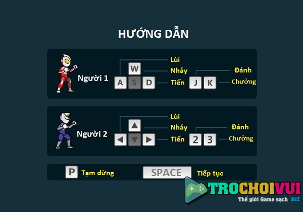 game Sieu nhan hanh dong 2 nguoi choi